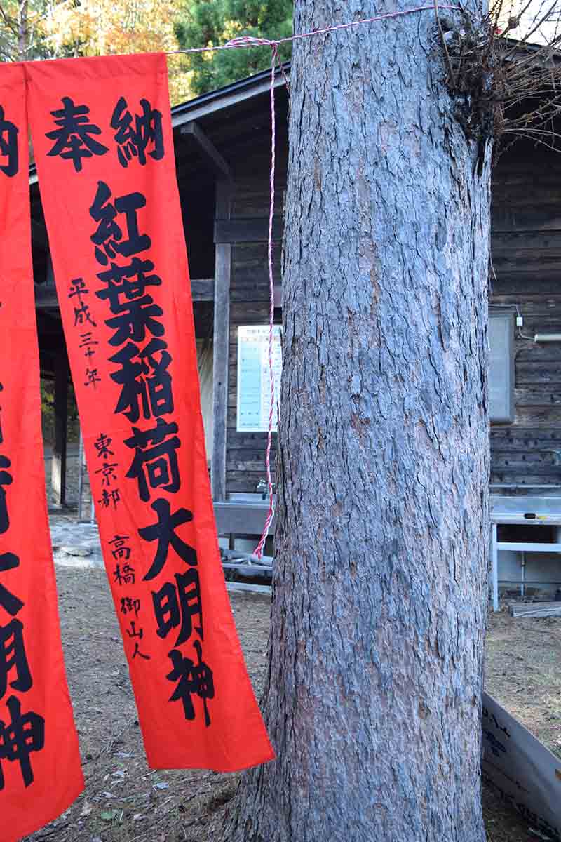 平成三十年筆者奉納の旗