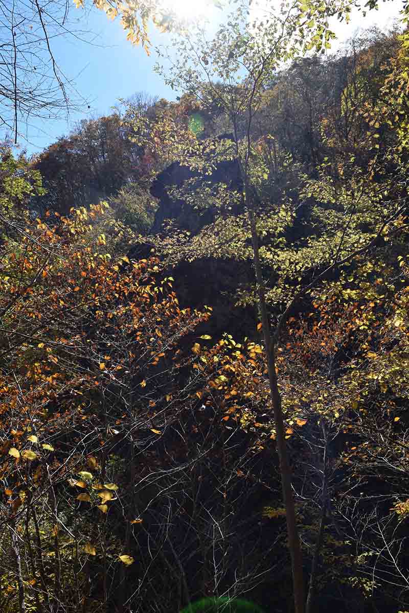 屏風岩側面