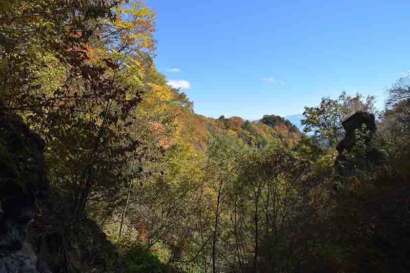 屏風岩と飯縄山